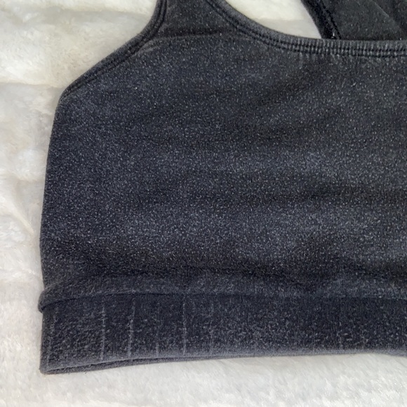 VITAL Racerback Sports Bra Cotton Polyester Spandex Blend Gray Medium M Med VTG? - Picture 2 of 6